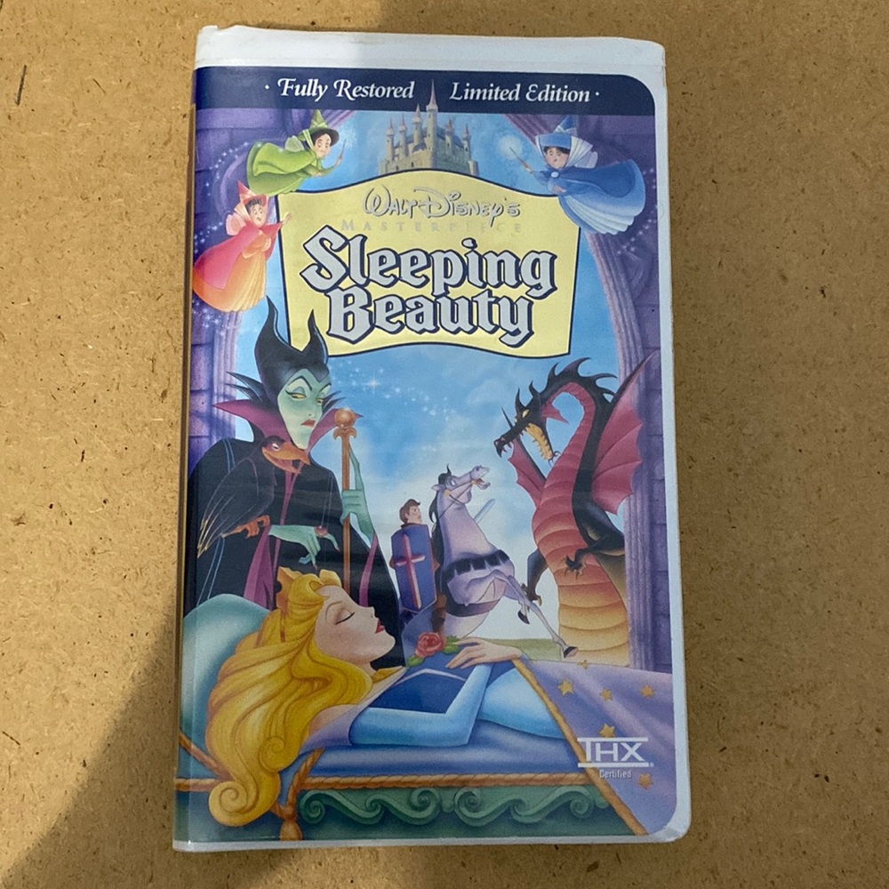 Disneys sleeping beauty VHS tape